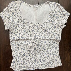 Antistar floral cotton tee/top